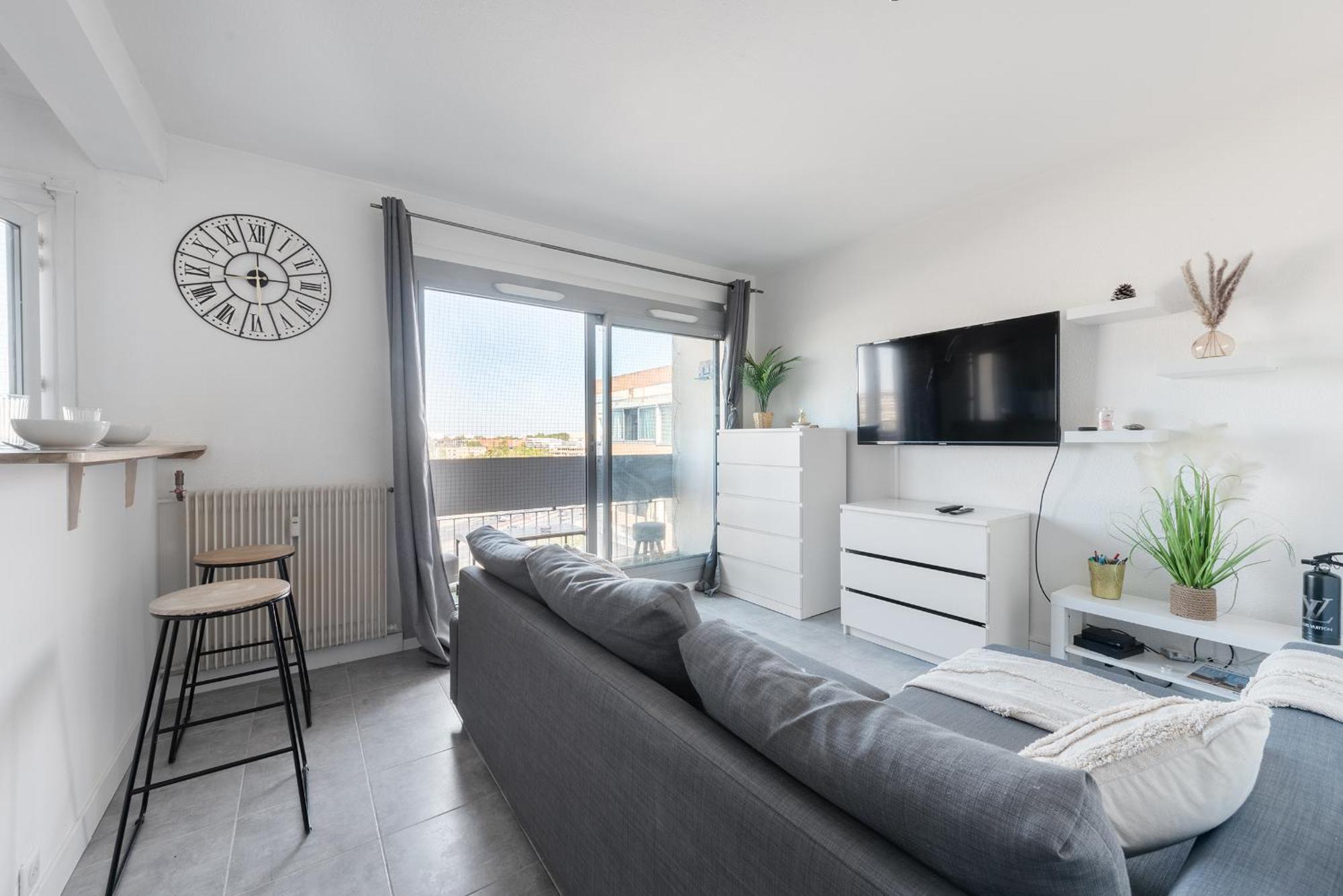 Cosy T2, Terrasse Privee Et Parking Lägenhet Toulouse Exteriör bild